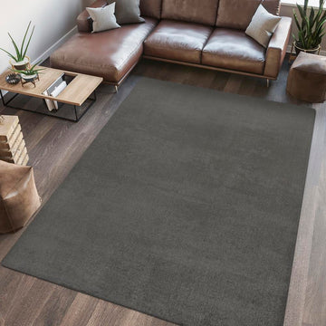 Twyla Classic Solid Low-Pile Machine-Washable Area Rug